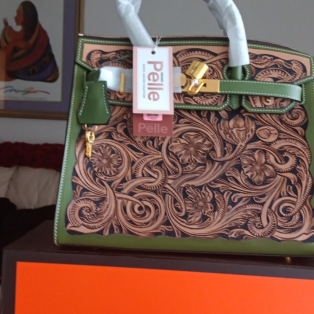 Grand Pelle Exotic Leather Handbag